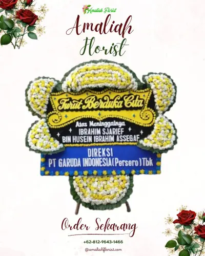 Papan Bunga Duka di Aryaduta Pekanbaru