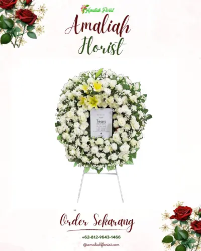 Krans Bunga Duka Cita di Aryaduta Pekanbaru