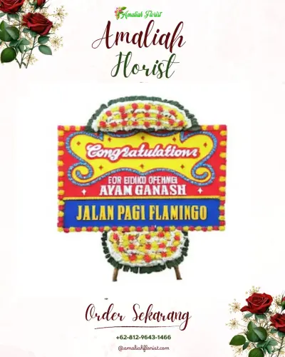 Bunga Papan Congratulation di Aryaduta Pekanbaru